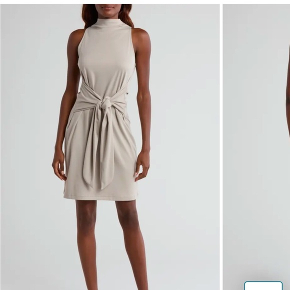 NWT Vince Sleeveless Mock Neck
Dress
Large, POOL - Picture 4 of 5